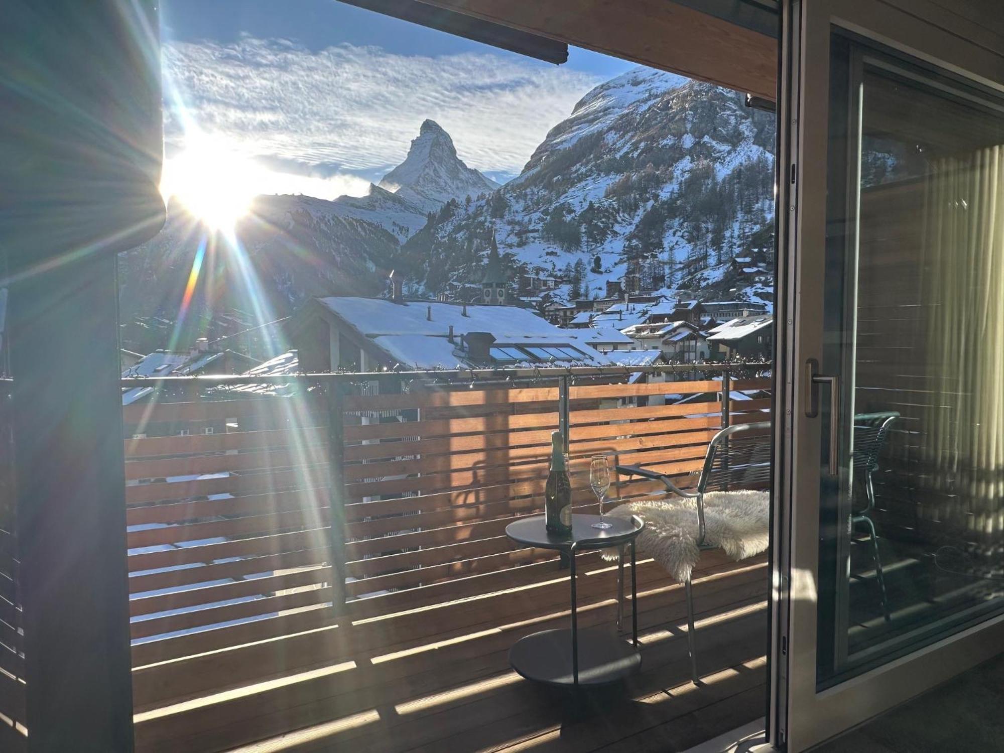 Ascot Penthouse 160 M2 Matterhorn View Daire Zermatt Dış mekan fotoğraf